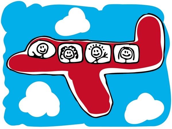 airplane and kids 1