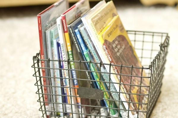 books library basket