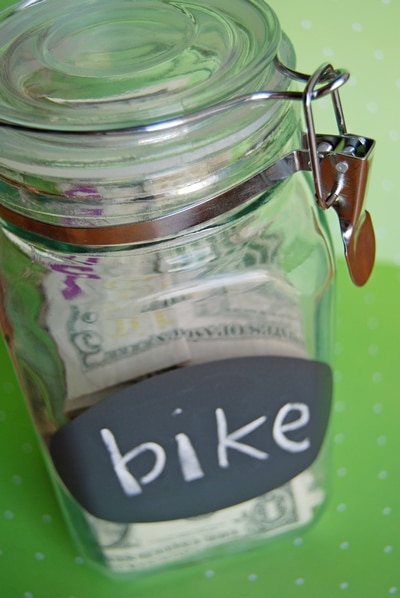 bike saving jar