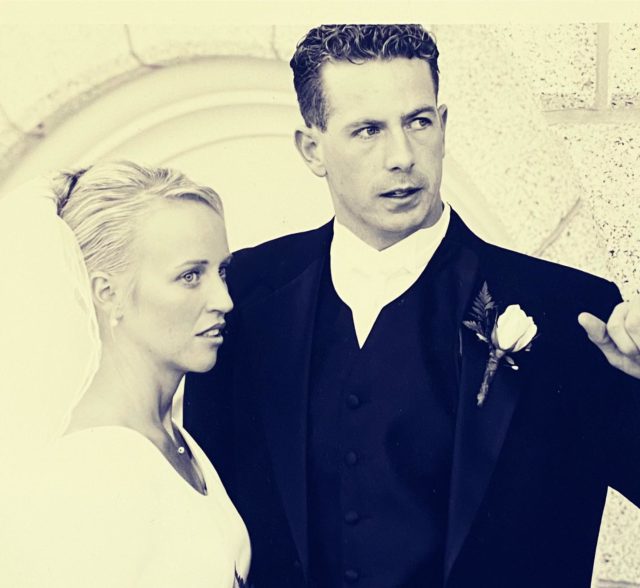 When we were dating, Chad said he wanted to marry someone who was strong- that could go toe to toe with him and call him on his BS when necessary. 

I wanted someone who would not be intimidated by me at full speed or by my thinking and opinions-someone who would not want me to shrink. 
 
From this candid wedding picture, I feel like we understood the assignment. 🤣 Happy Anniversary to my fierce equal!